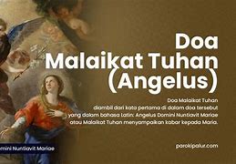 Doa Malaikat Tuhan Katolik Bahasa Jawa