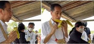 Jokowi Makan Jagung